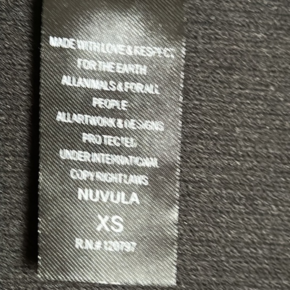 Nuvula black contrast fabric shirt blouse - Picture 7 of 14